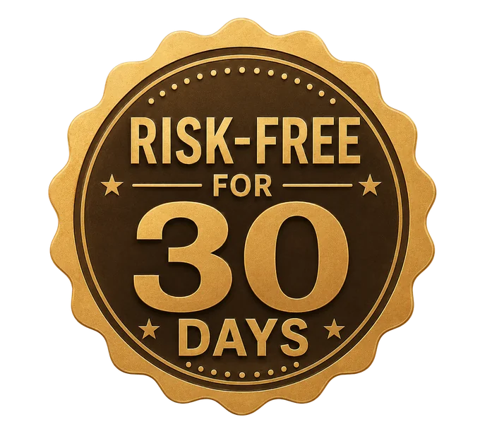 Risk-free for 30 days